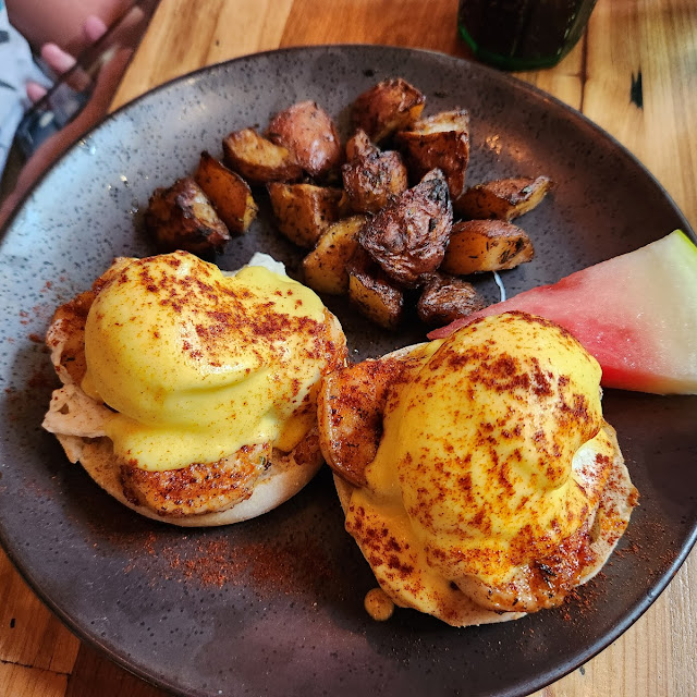 Blackened Shrimp Benedict
