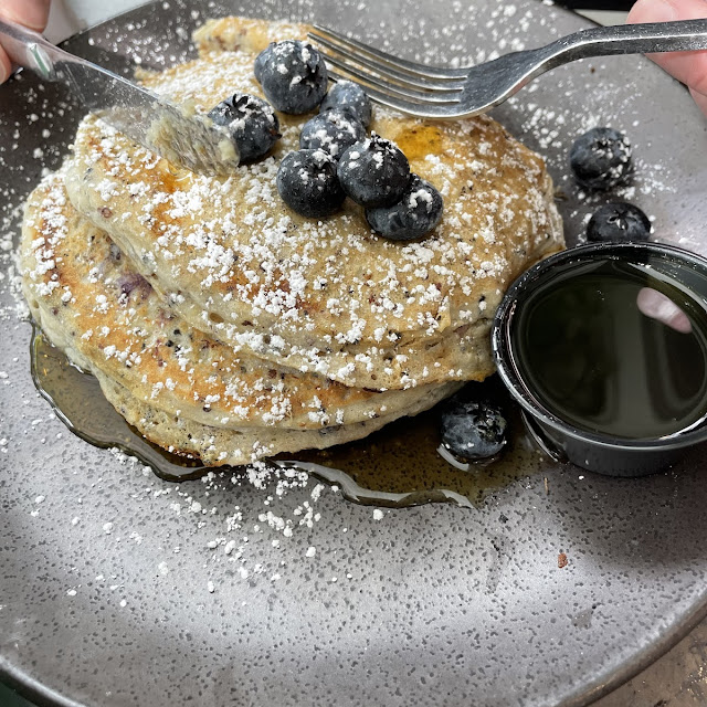 Blueberry-Lemon Quinoa Pancakes