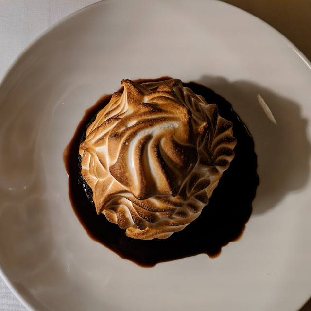 Baked Alaska with Chocolate and Pecans