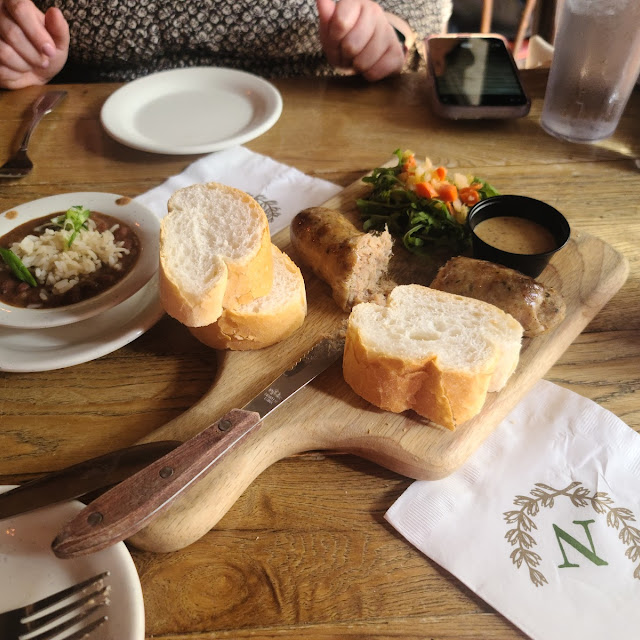 Boudin Sausage Platter