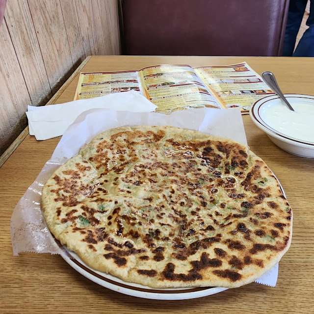 Aloo Paratha with Yogurt