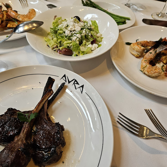 Lamb Chops w Potatoes and Asparagus