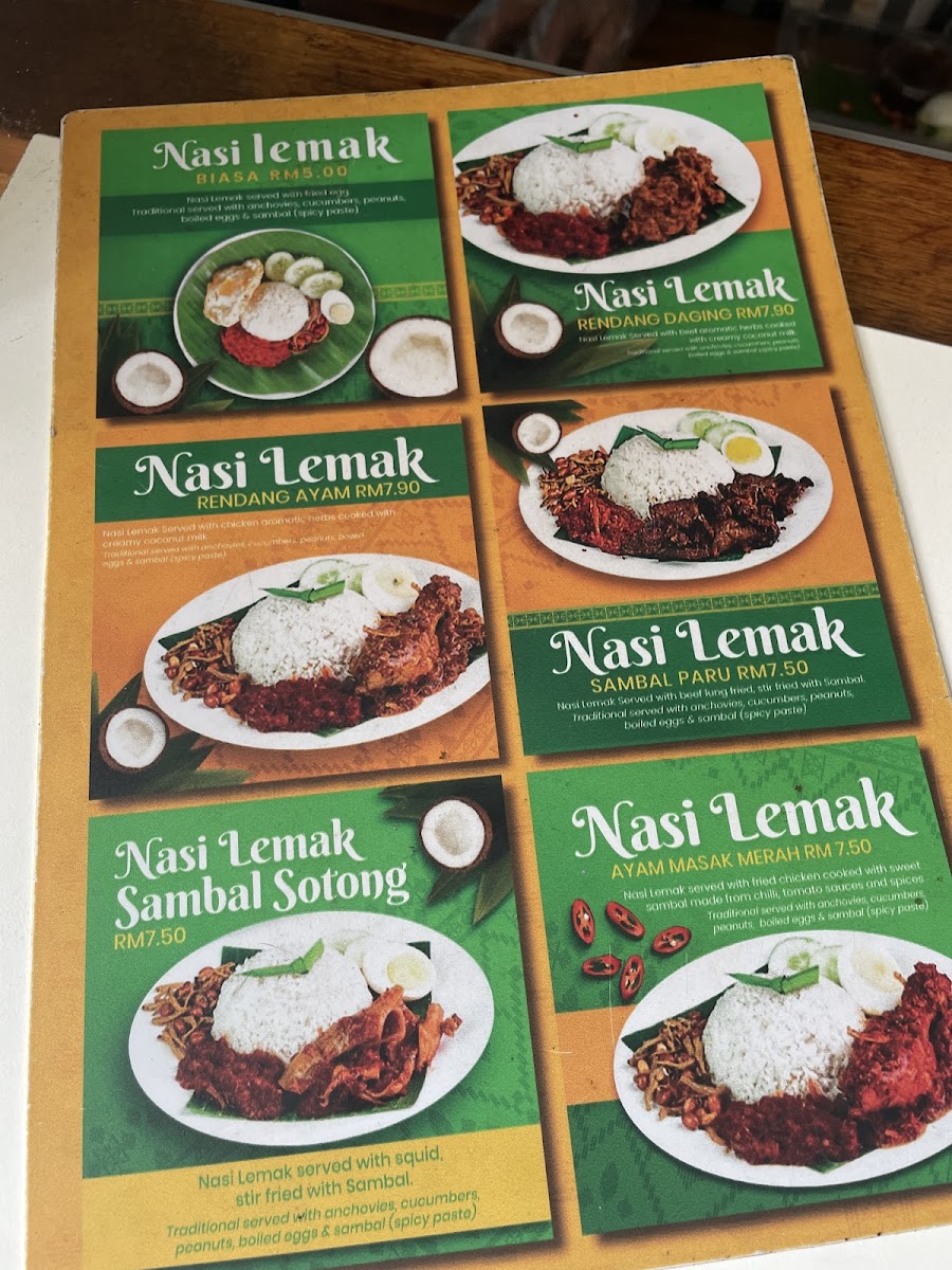 NASI LEMAK KUKUS Photo Menu 1