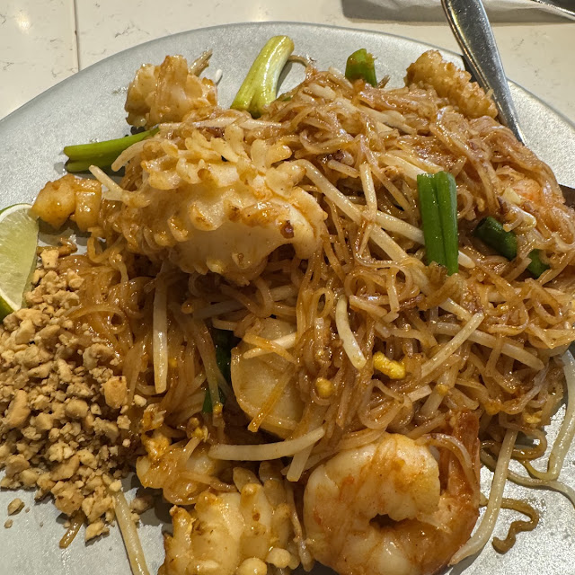 Pad Thai with Chicken and Shrimp