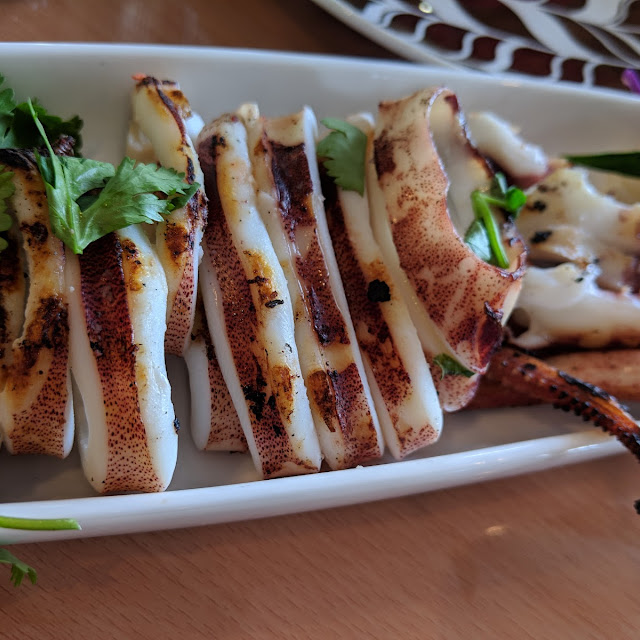 Grilled Whole Squid