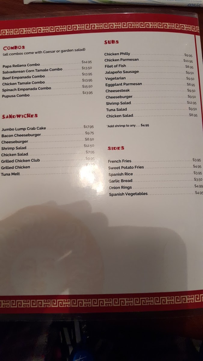 Salsa Grill Photo Menu 2