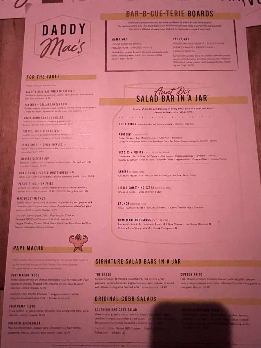 Daddy Mac's Down Home Dive Photo Menu 2
