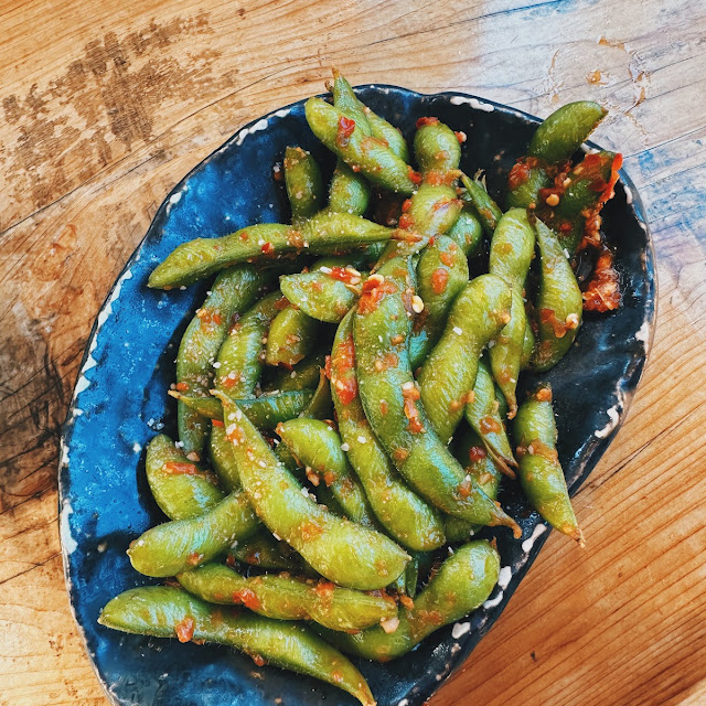 Roasted Edamame Appetizer