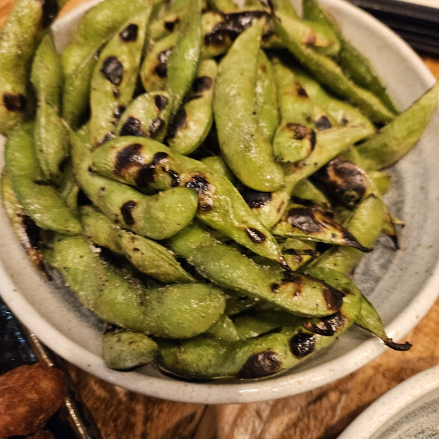 Grilled Edamame