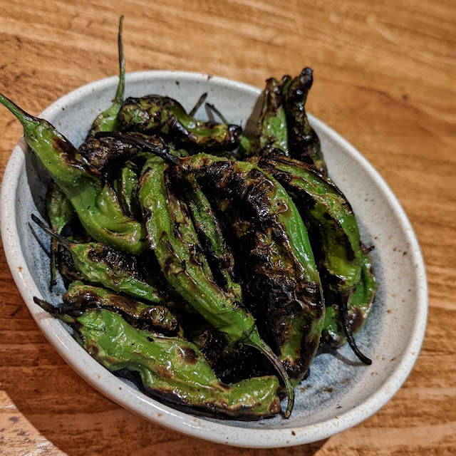 Grilled Shishito Peppers