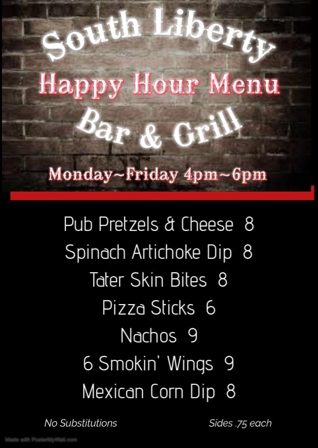 South Liberty Bar & Grill Photo Menu 10