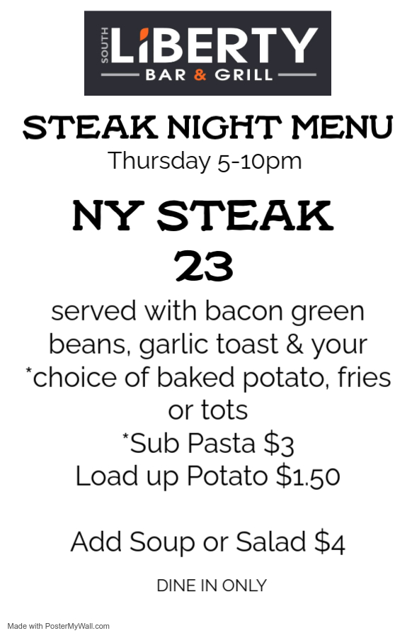 South Liberty Bar & Grill Photo Menu 6