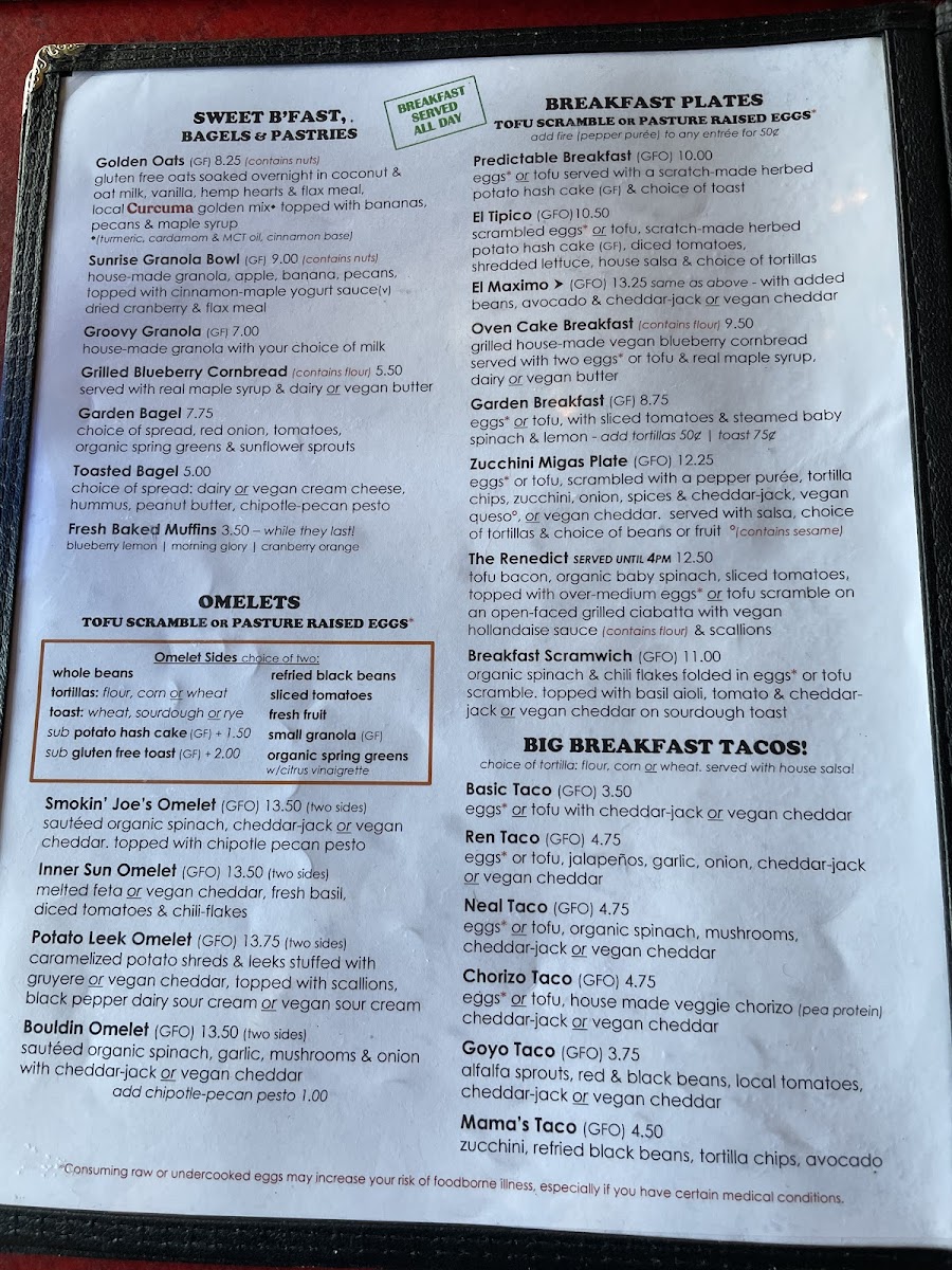 Bouldin Creek Cafe Photo Menu 10