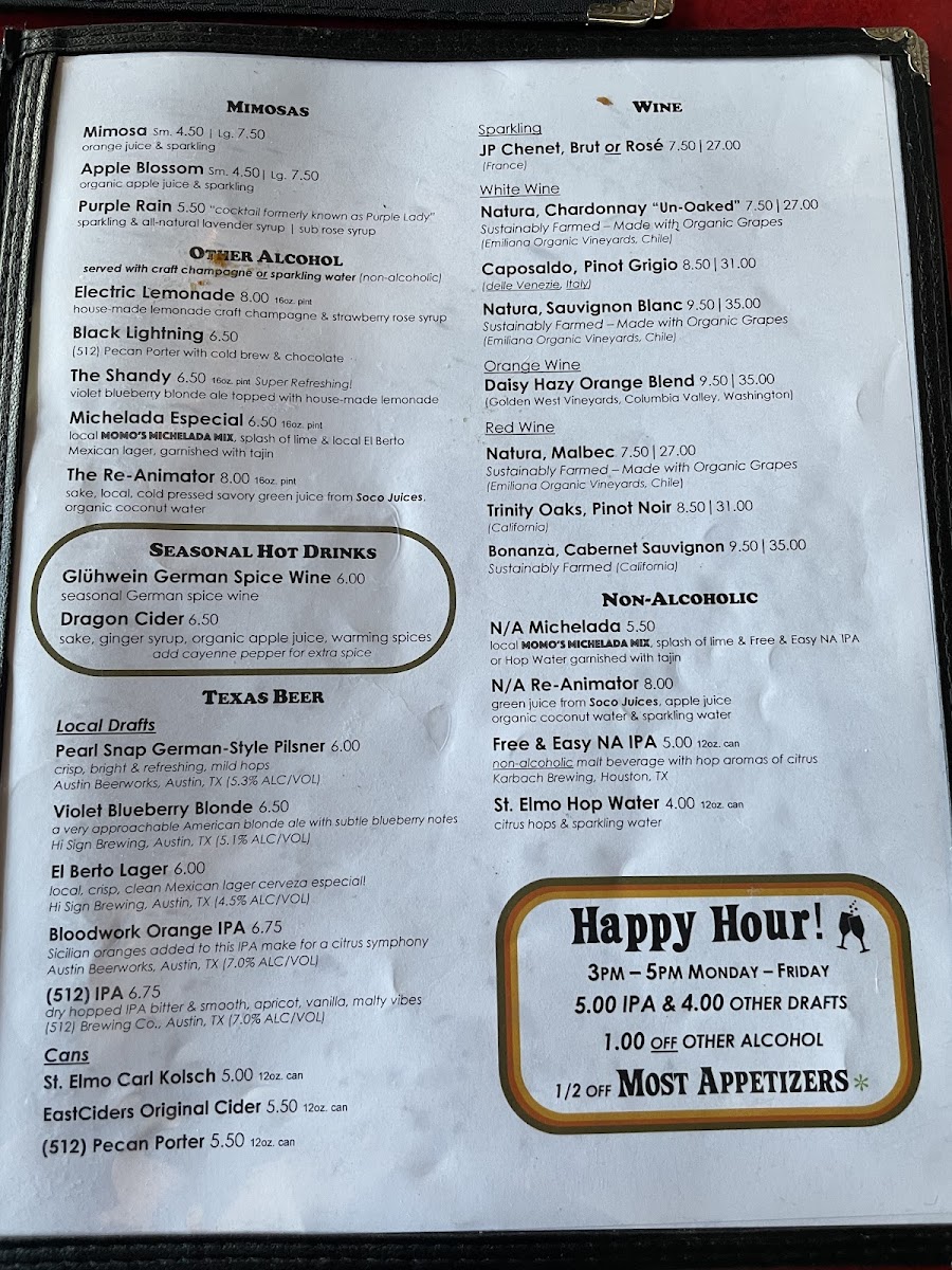 Bouldin Creek Cafe Photo Menu 9
