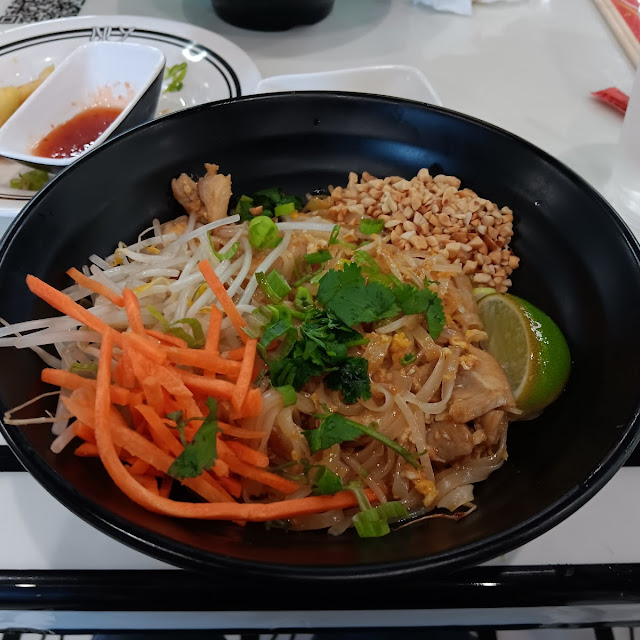House Noodles with Chicken Chunks