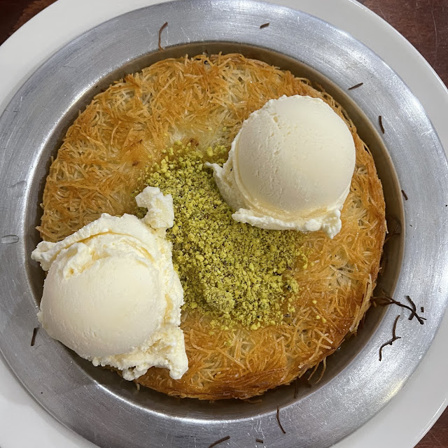 Kunefe and Turkish Coffee