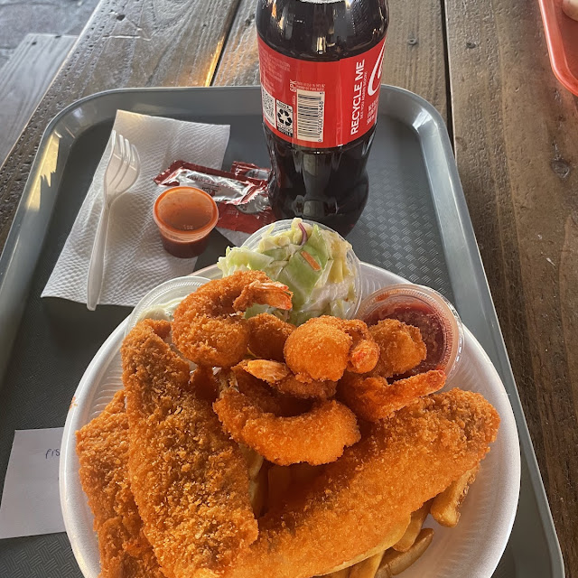 Fish and Shrimp with Fries