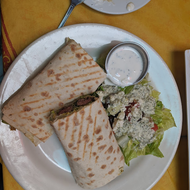 Jerusalem Kafta Kebab Wrap