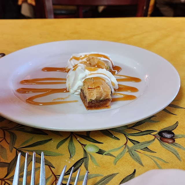 Complimentary Baklava