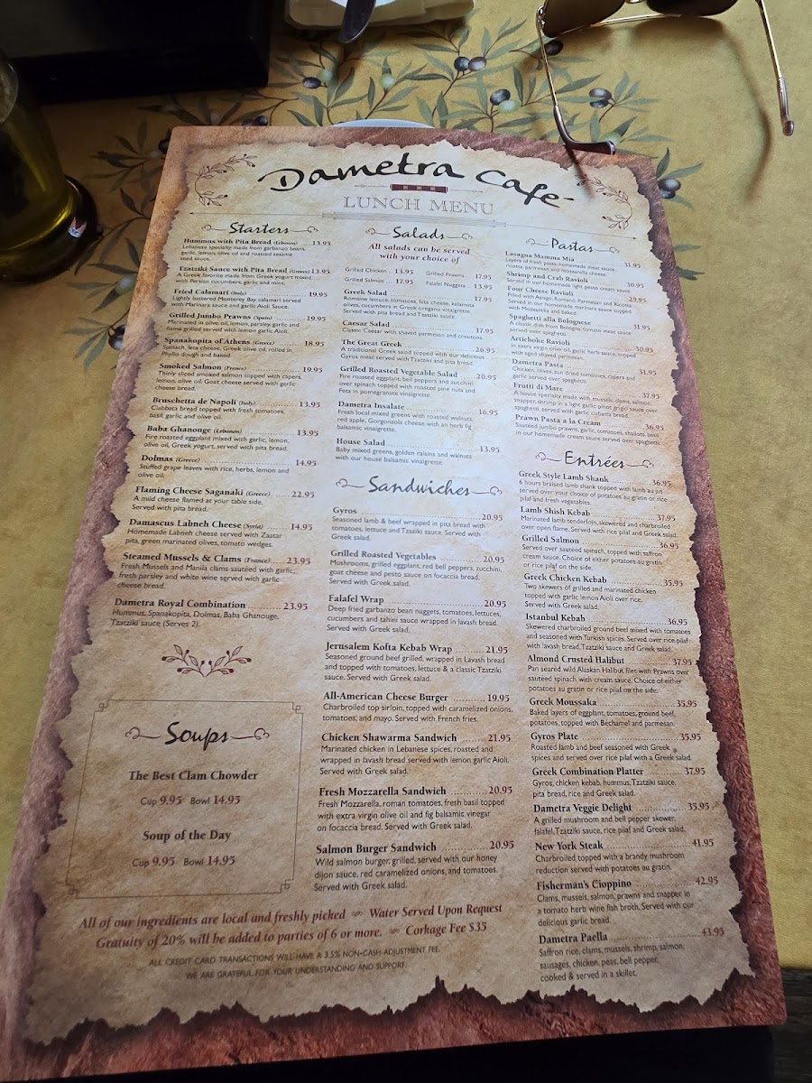 Dametra Cafe Photo Menu 5