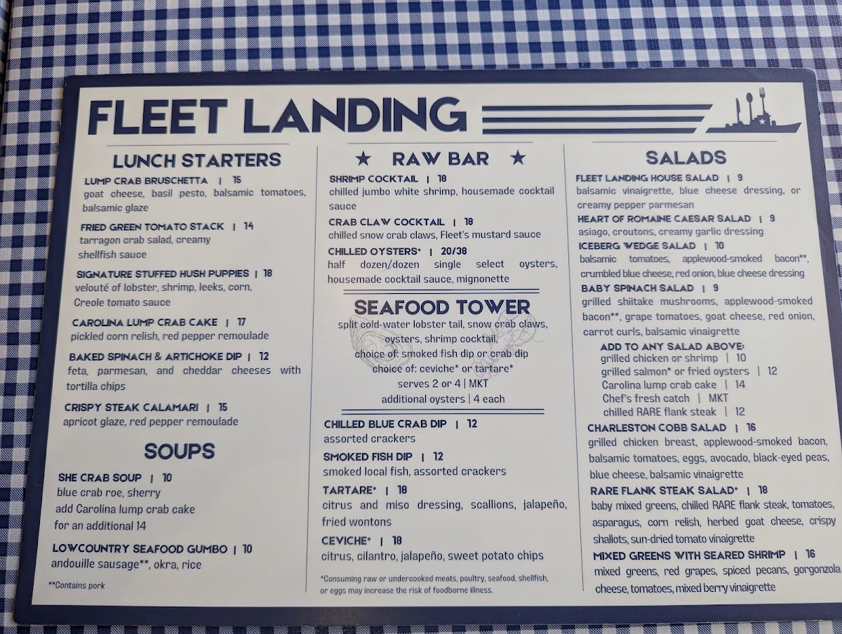 Fleet Landing Restaurant & Bar Photo Menu 7