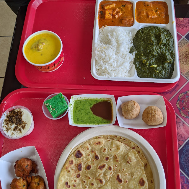 Alu Paratha Plate 2 PC Alu Paratha with Dahi Achar & Chutney