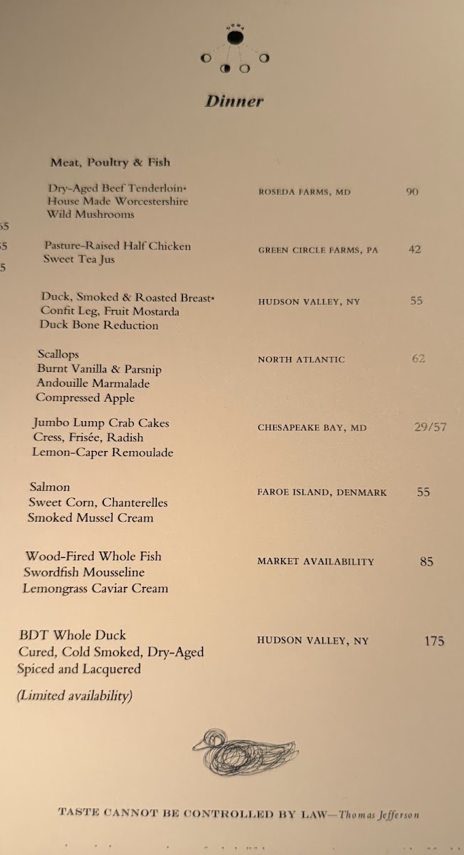 Blue Duck Tavern Photo Menu 3