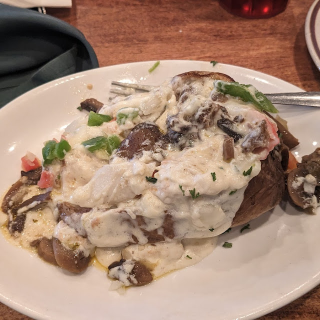 Seafood Stuffed Potato