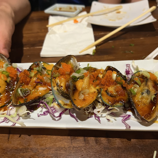 Baked Green Mussels