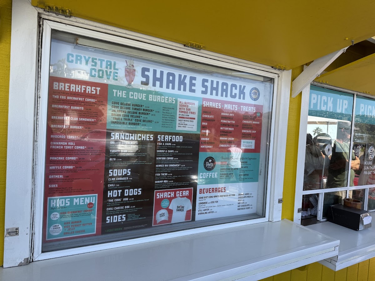 Crystal Cove Shake Shack Photo Menu 10