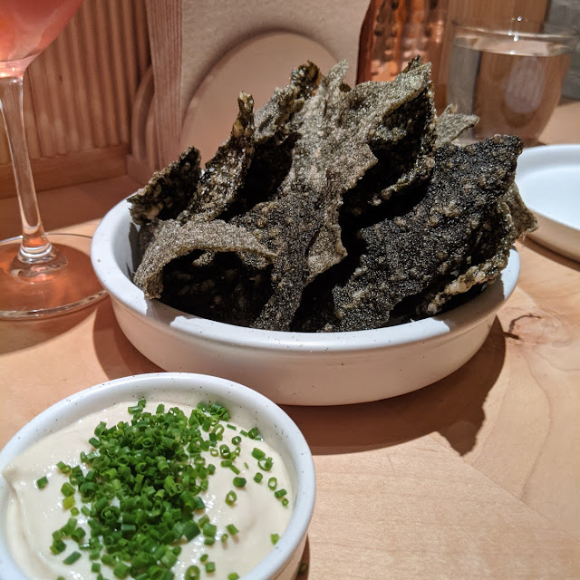 Nori Chips Yogurt Chive Dip