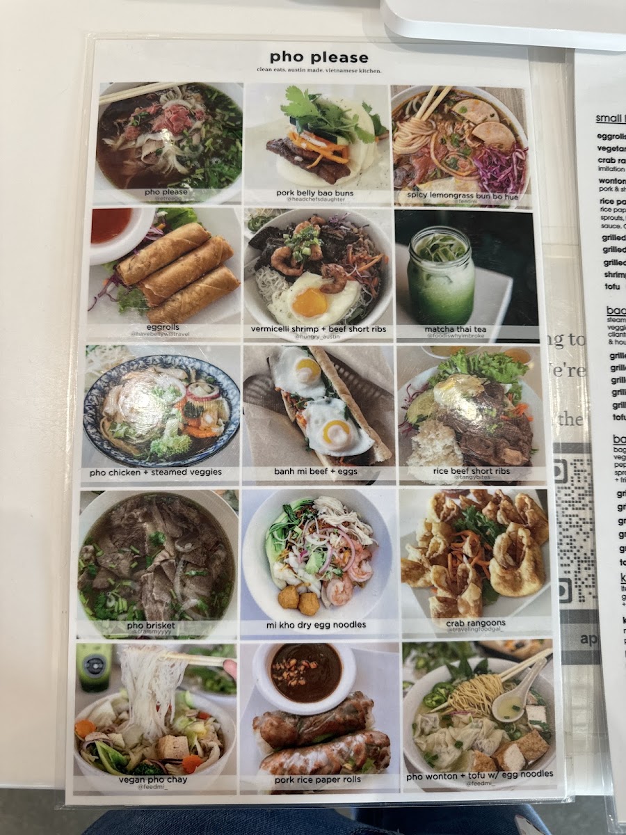 Pho Please Photo Menu 9