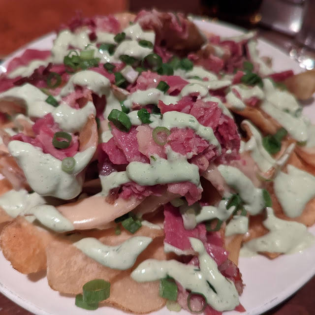 Irish Nachos with Corned Beef