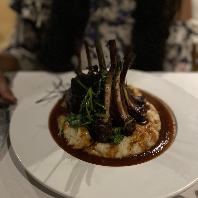 Roasted Rack of Lamb Entree