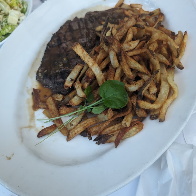 Steak Frites with Herb Butter