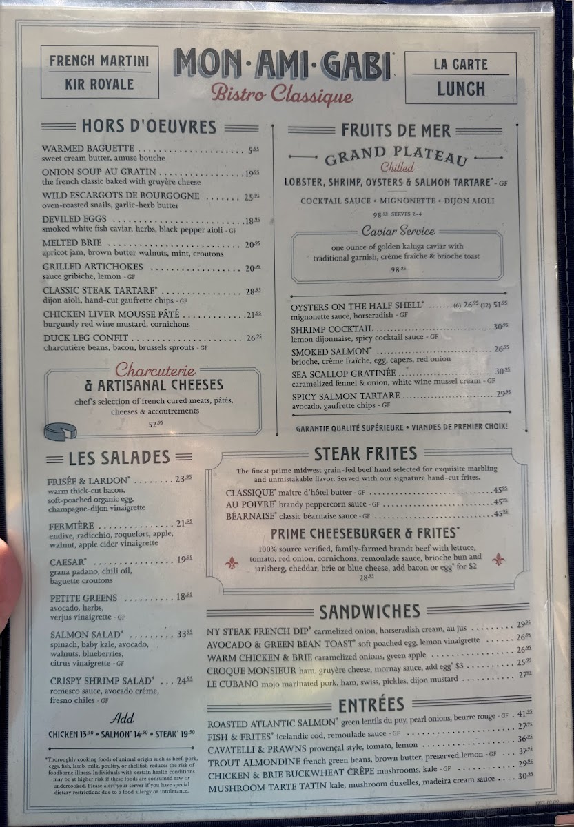 Mon Ami Gabi Photo Menu 7