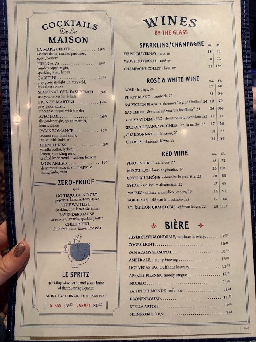 Mon Ami Gabi Photo Menu 9