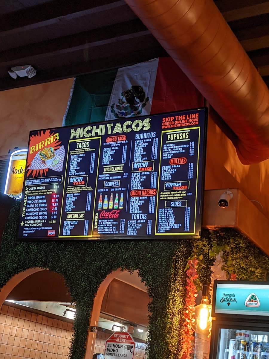Michi Tacos Photo Menu 10