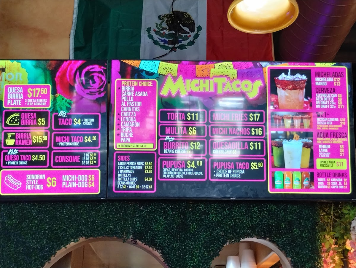Michi Tacos Photo Menu 4