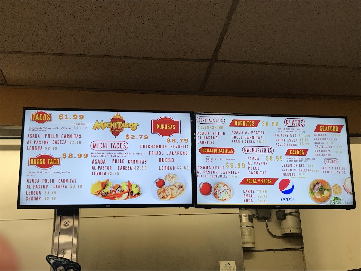 Michi Tacos Photo Menu 6