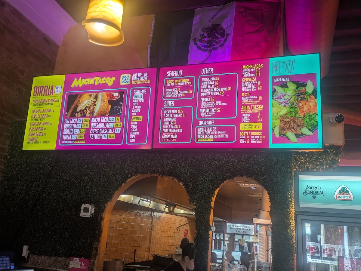 Michi Tacos Photo Menu 7