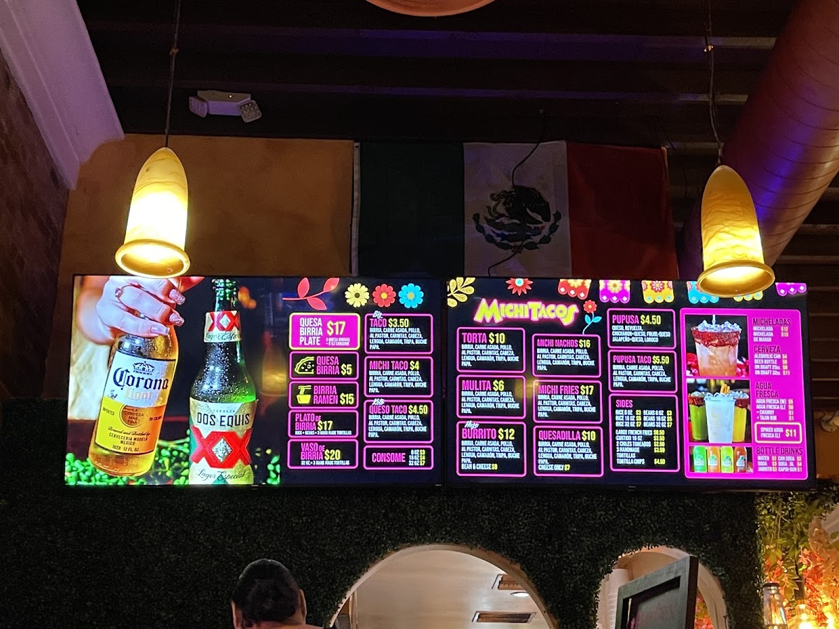 Michi Tacos Photo Menu 9