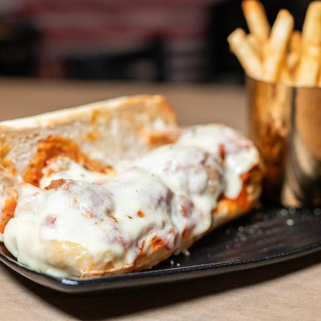 Open Faced Meatball