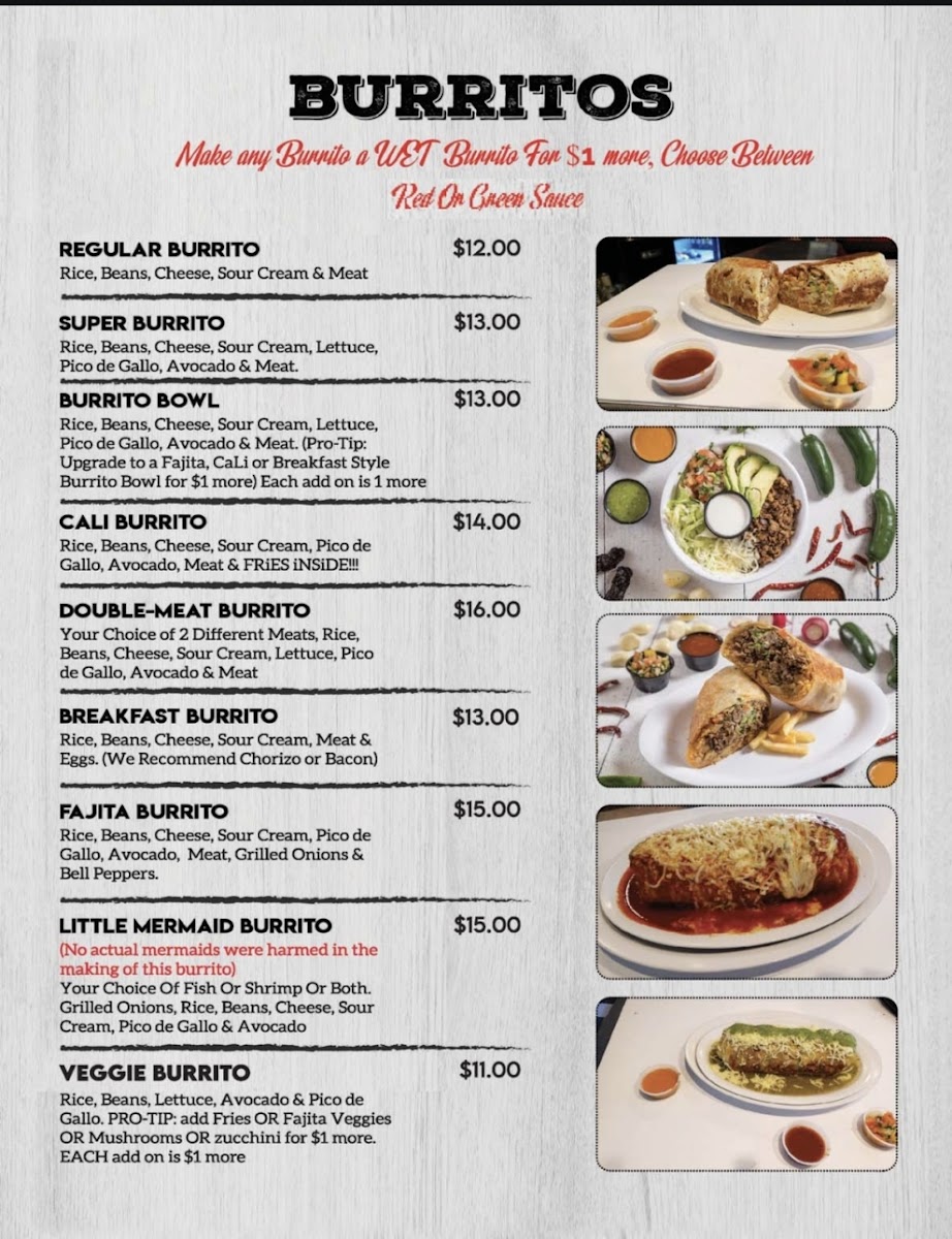 Cali Spartan Mexican Kitchen Photo Menu 5
