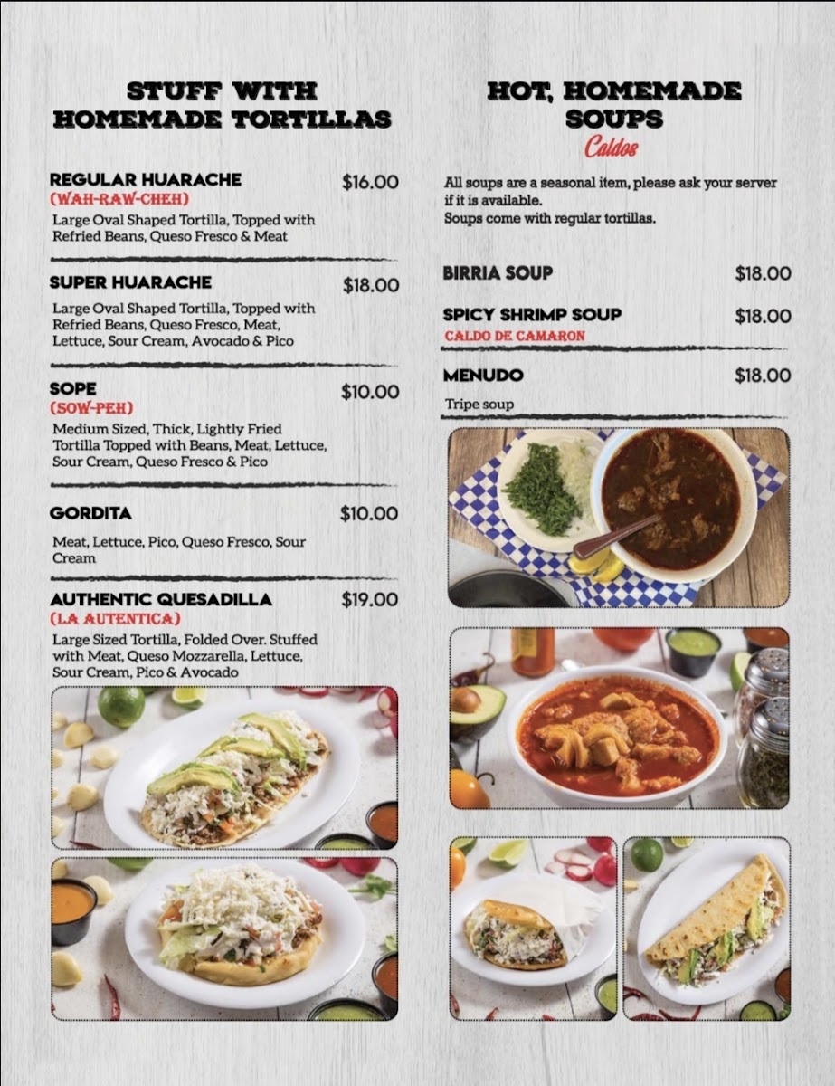 Cali Spartan Mexican Kitchen Photo Menu 8