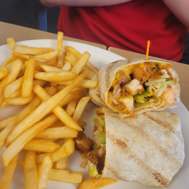 Wrap and Fries