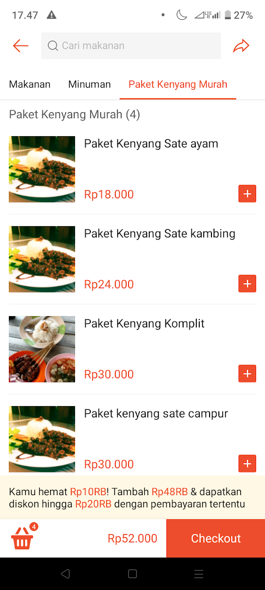 Warung Sate Madura cak naim Photo Menu 1