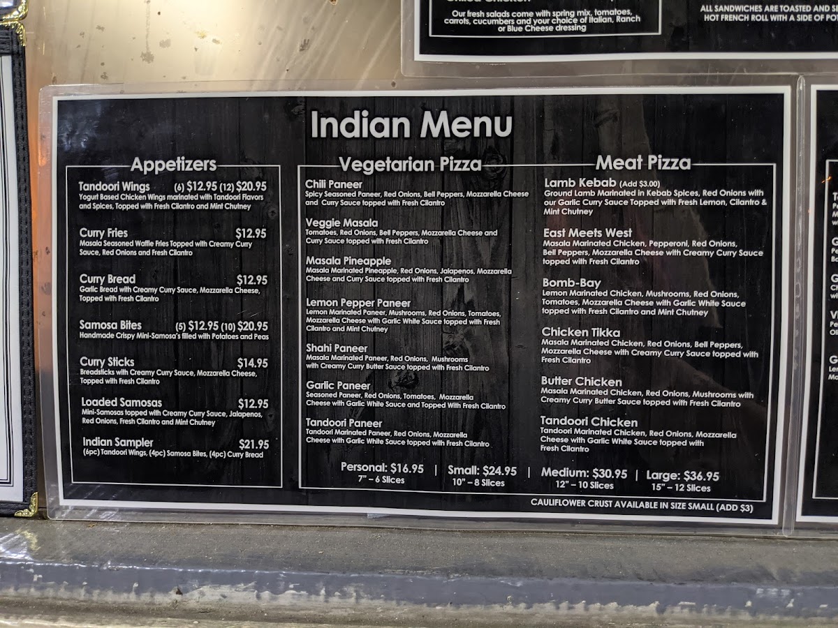 Parktown Pizza Company Photo Menu 2