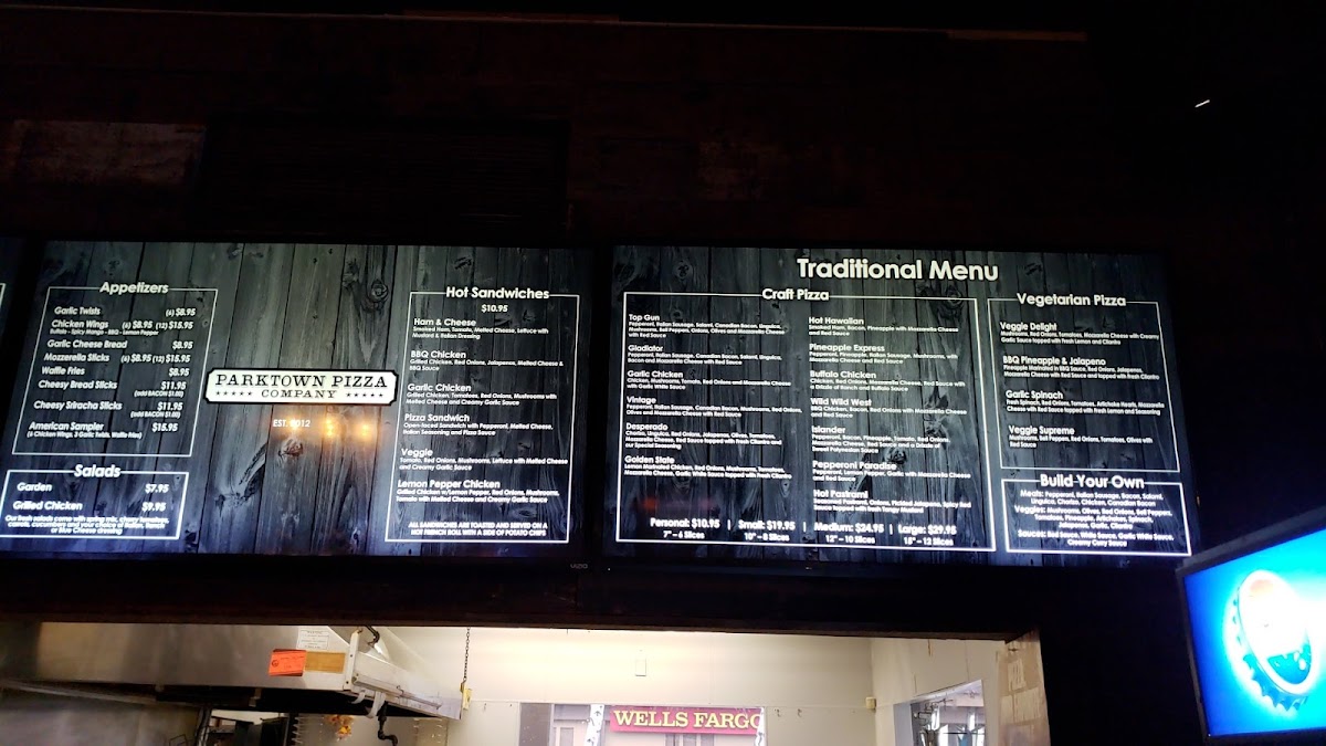 Parktown Pizza Company Photo Menu 7