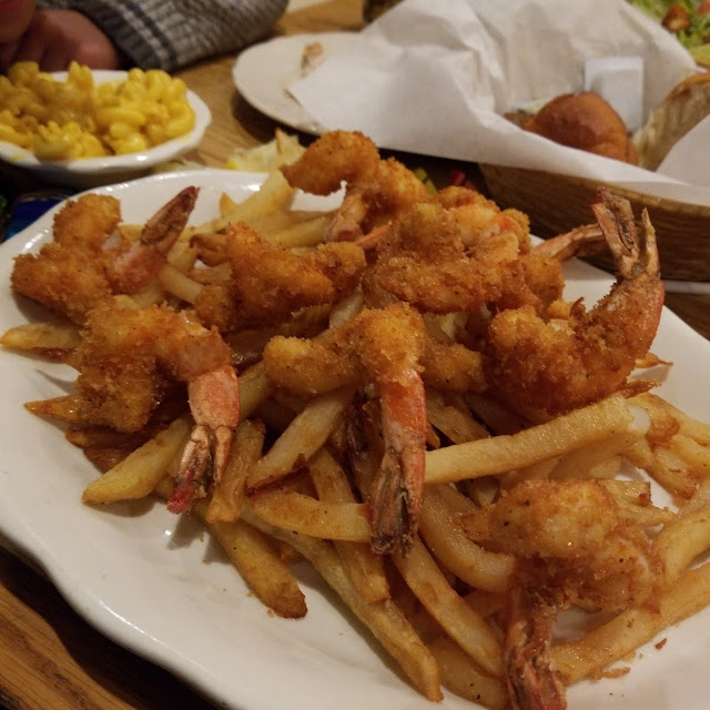 Chicken Strip Dinner and Fries
